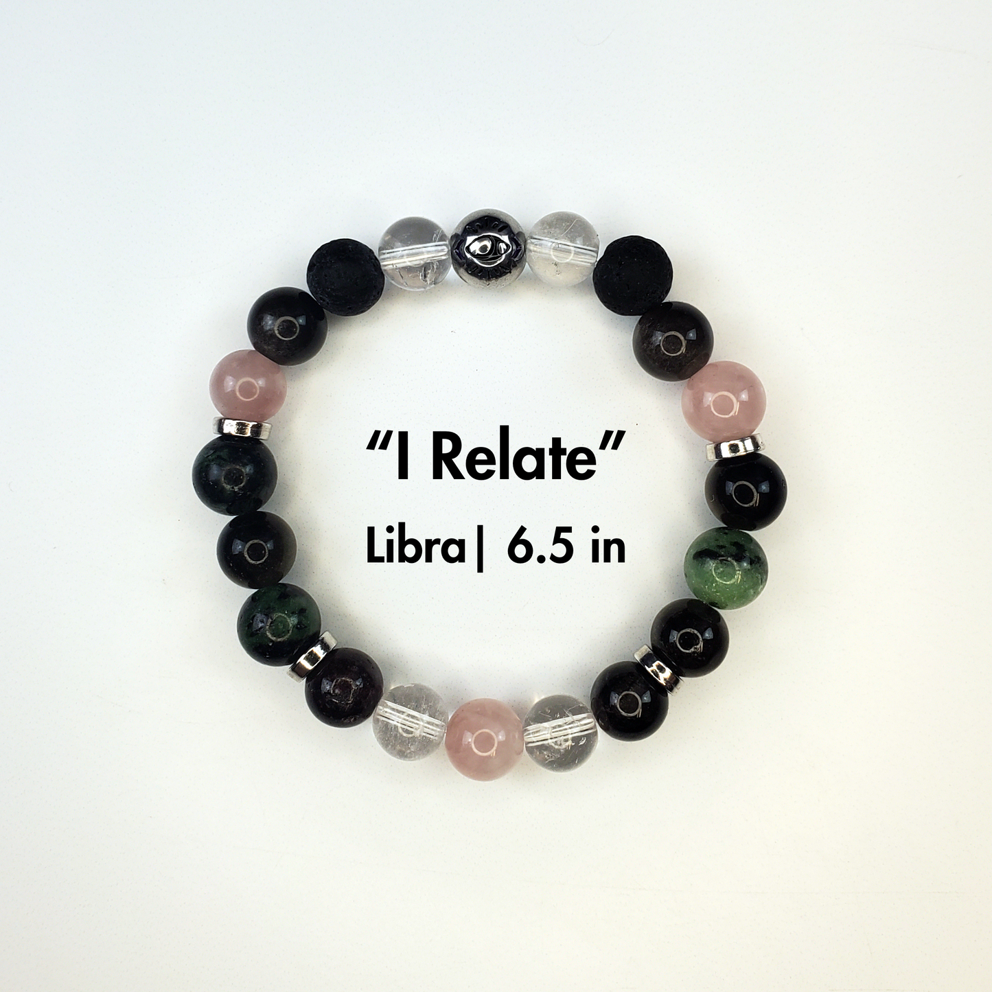 "I Relate", Libra Crystal Affirmation Bracelet
