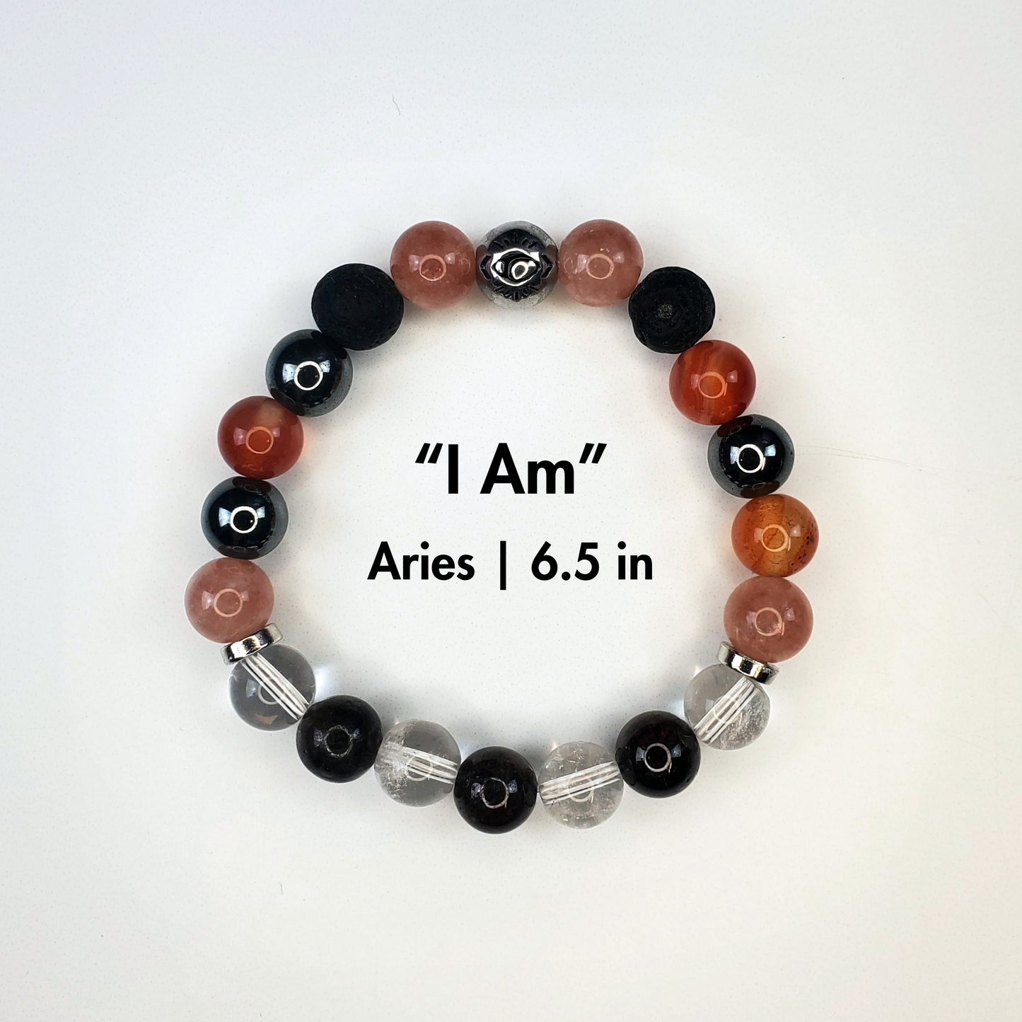 "I Am", Aries Crystal Affirmation Bracelet