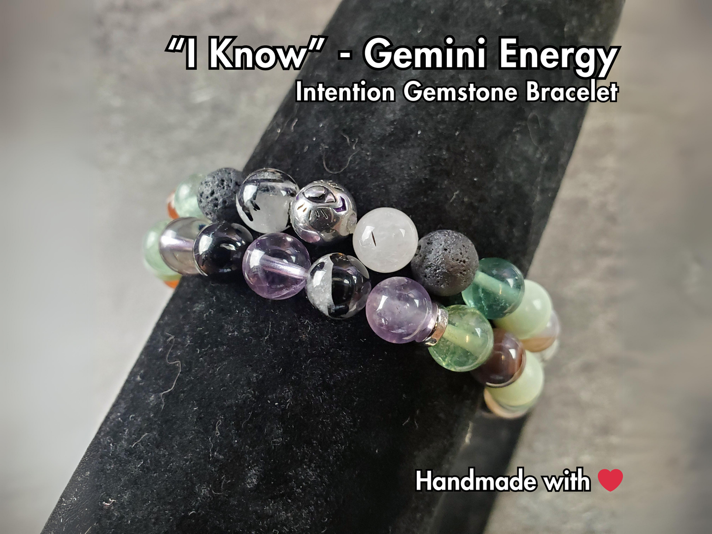 "I Know", Gemini Crystal Affirmation Bracelet