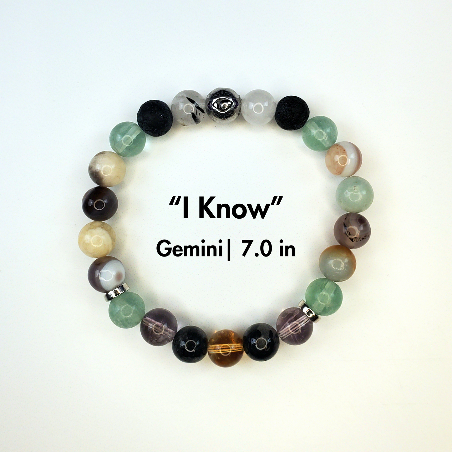 "I Know", Gemini Crystal Affirmation Bracelet