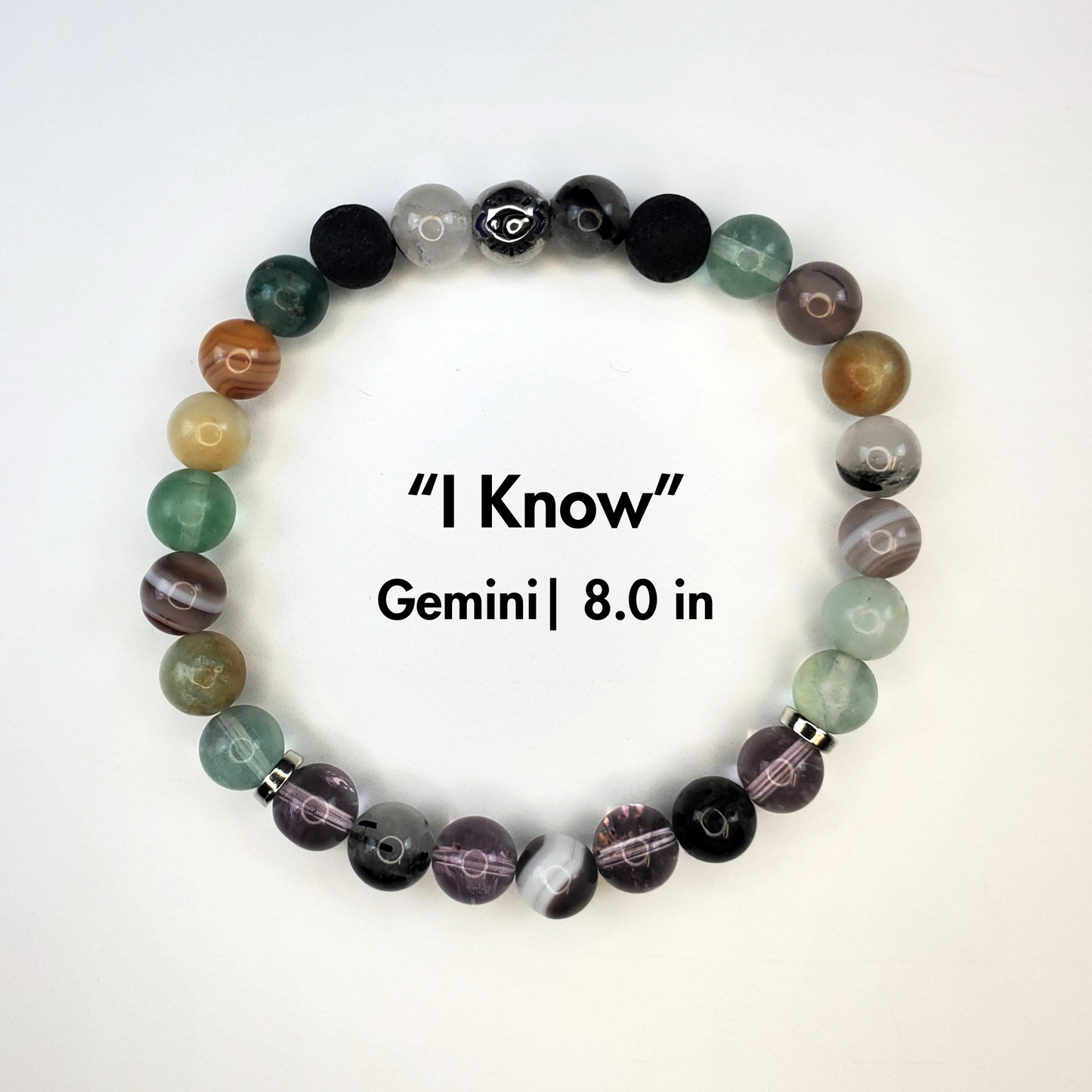 "I Know", Gemini Crystal Affirmation Bracelet