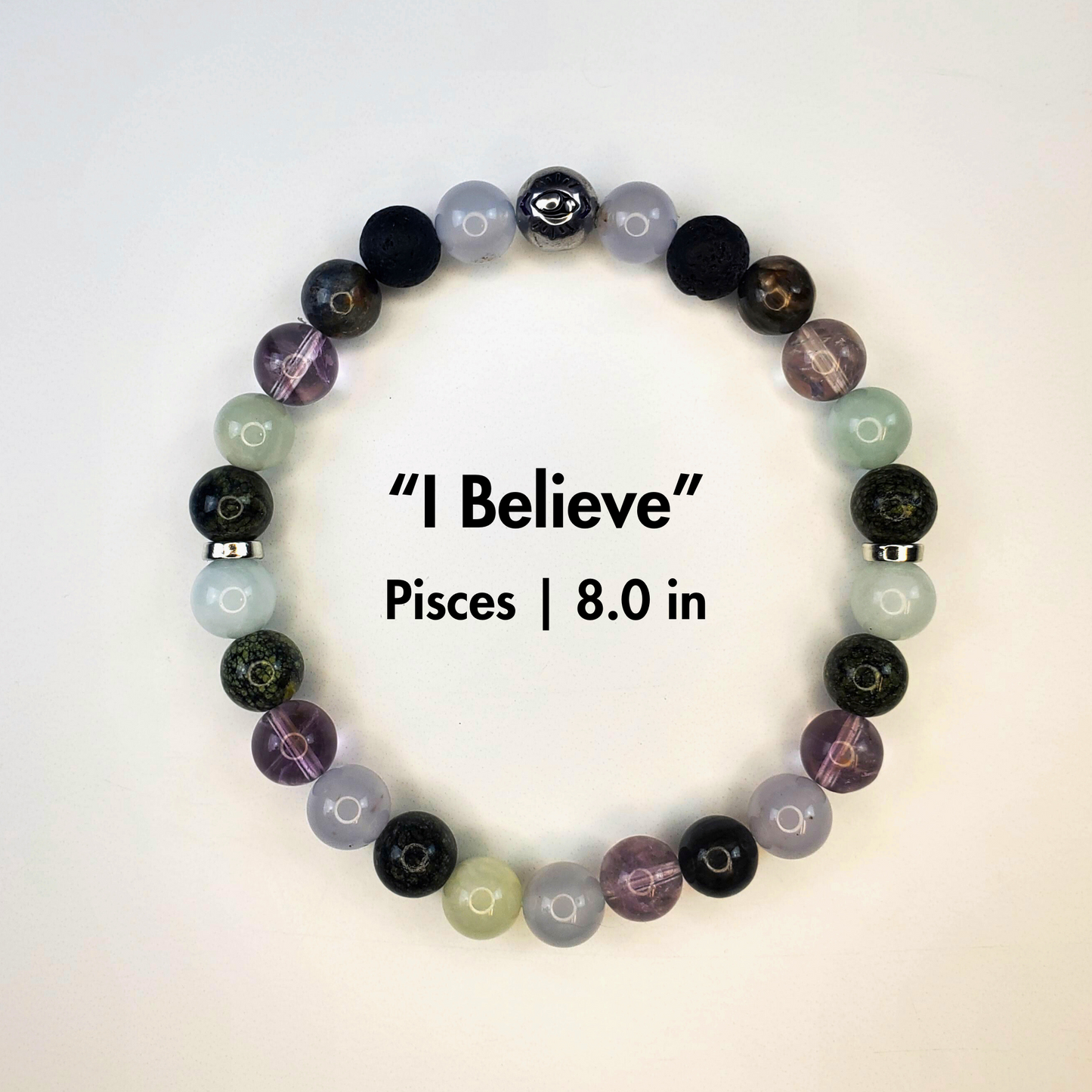 "I Believe", Pisces Crystal Affirmation Bracelet