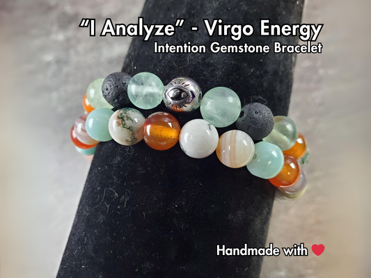 "I Analyze", Virgo Crystal Affirmation Bracelet