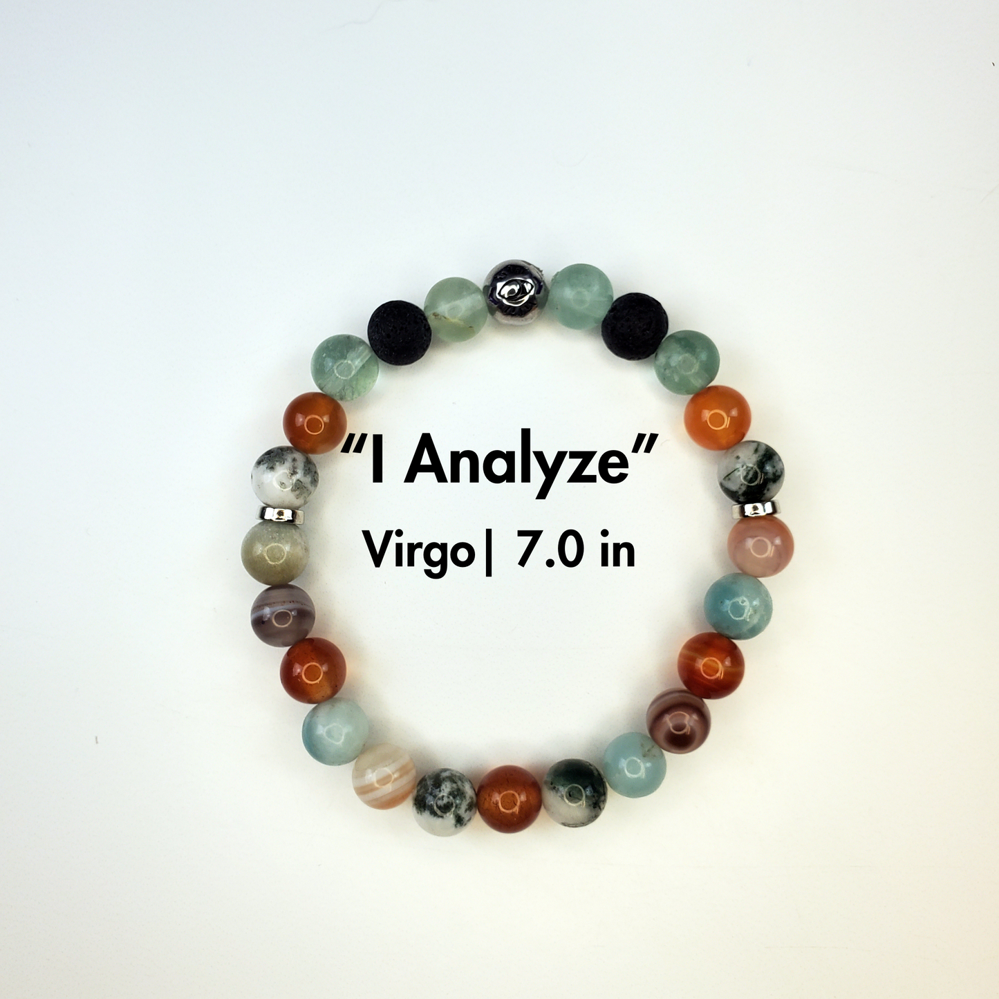 "I Analyze", Virgo Crystal Affirmation Bracelet