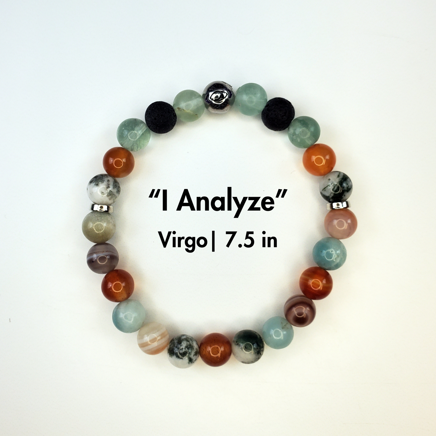 "I Analyze", Virgo Crystal Affirmation Bracelet